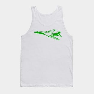 Rockwell B-1 Lancer - Green Design Tank Top